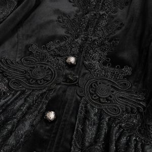mode DEVIL FASHION Veste Femmes à Capuche ‘Elegant Lace’ Noire 58
