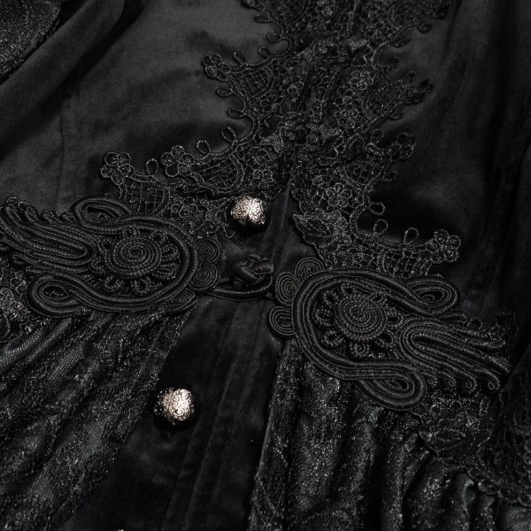 mode DEVIL FASHION Veste Femmes à Capuche ‘Elegant Lace’ Noire 20