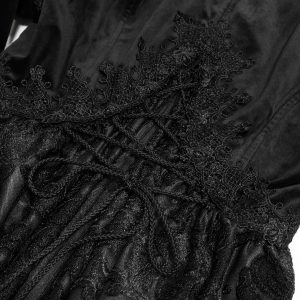 mode DEVIL FASHION Veste Femmes à Capuche ‘Elegant Lace’ Noire 60
