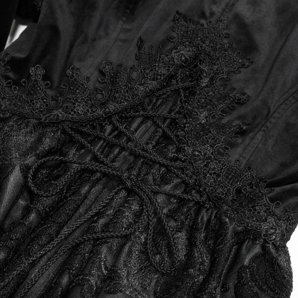 mode DEVIL FASHION Veste Femmes à Capuche ‘Elegant Lace’ Noire 21