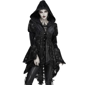 mode DEVIL FASHION Veste Femmes à Capuche ‘Elegant Lace’ Noire 28