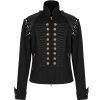 PUNK RAVE Veste-Gilet 2 En 1 ‘The Smog’ Noire boutique en ligne 23
