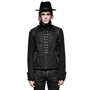 PUNK RAVE Veste-Gilet 2 En 1 ‘The Smog’ Noire boutique en ligne 28