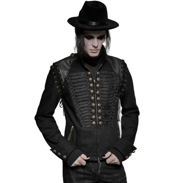 PUNK RAVE Veste-Gilet 2 En 1 ‘The Smog’ Noire boutique en ligne 6