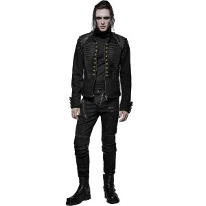 PUNK RAVE Veste-Gilet 2 En 1 ‘The Smog’ Noire boutique en ligne 34