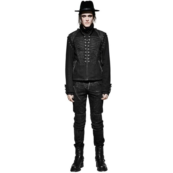 PUNK RAVE Veste-Gilet 2 En 1 ‘The Smog’ Noire boutique en ligne 9