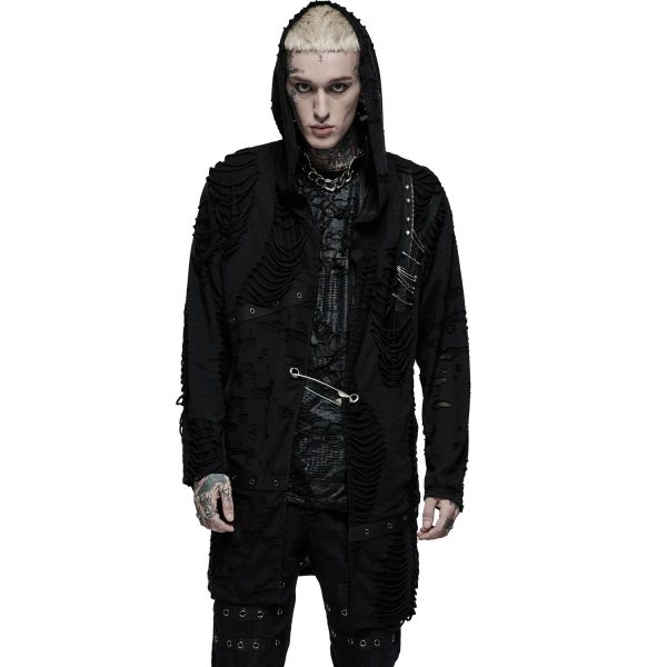 PUNK RAVE Veste ‘Gothic Decadent’ Noire magasin pas cher 3