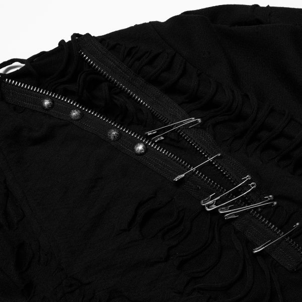 PUNK RAVE Veste ‘Gothic Decadent’ Noire magasin pas cher 14