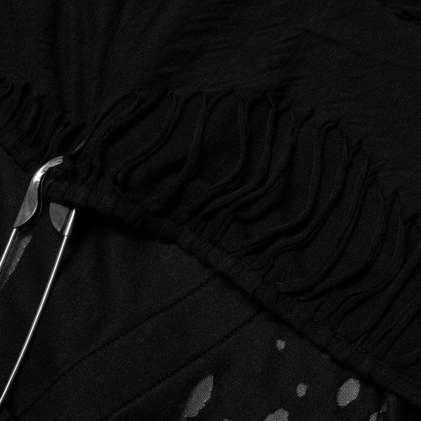 PUNK RAVE Veste ‘Gothic Decadent’ Noire magasin pas cher 15