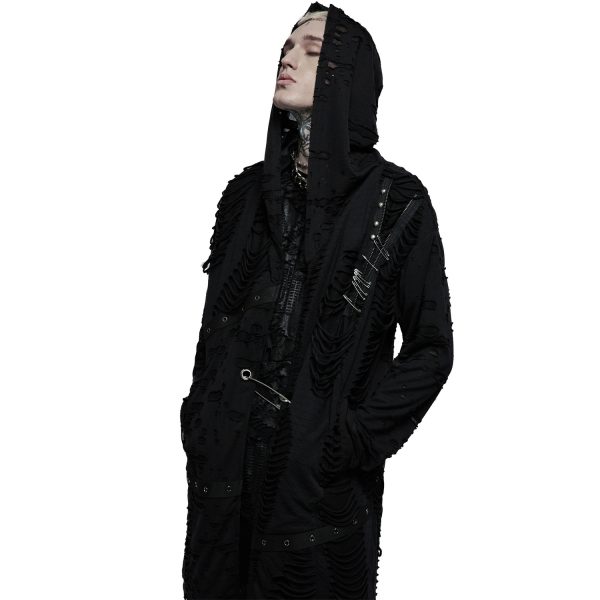 PUNK RAVE Veste ‘Gothic Decadent’ Noire magasin pas cher 6