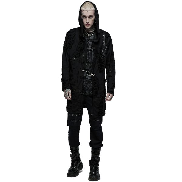 PUNK RAVE Veste ‘Gothic Decadent’ Noire magasin pas cher 7