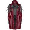 Retour gratuit en magasin. PUNK RAVE Veste Homme ‘Poisonblack’ Rouge Et Noire 49