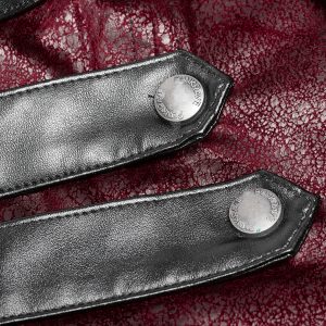 Retour gratuit en magasin. PUNK RAVE Veste Homme ‘Poisonblack’ Rouge Et Noire 58