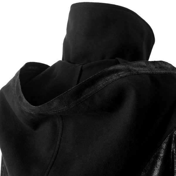 magasin en ligne france PUNK RAVE Veste Longue Noire ‘Black Dragon’ Avec Capuche… 16