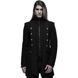 PUNK RAVE Veste ‘Lothaire’ Noire outlet 19