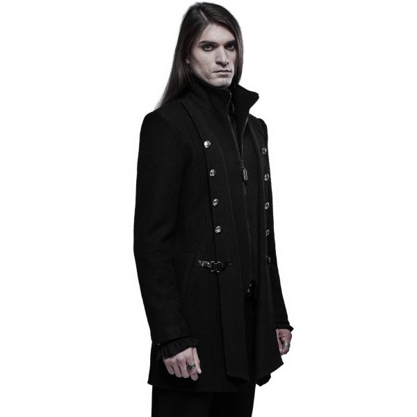 PUNK RAVE Veste ‘Lothaire’ Noire outlet 5