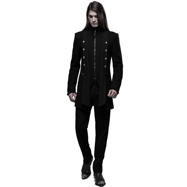 PUNK RAVE Veste ‘Lothaire’ Noire outlet 6