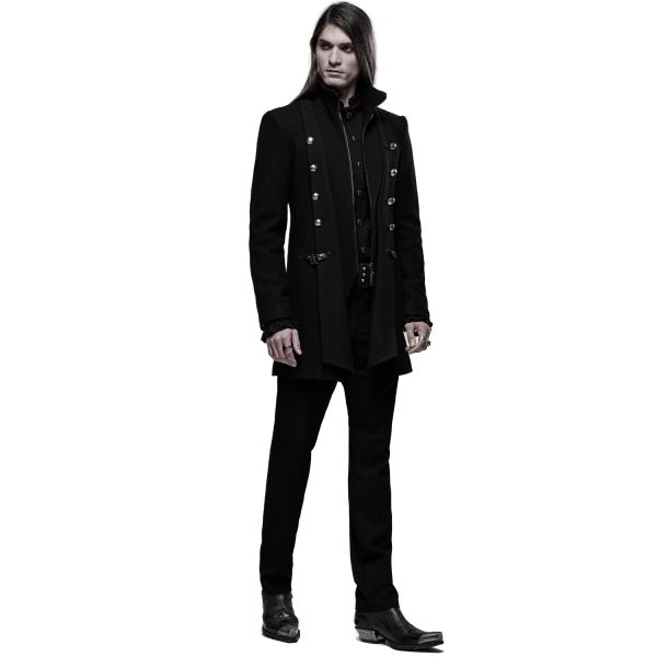 PUNK RAVE Veste ‘Lothaire’ Noire outlet 8