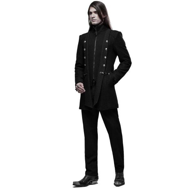 PUNK RAVE Veste ‘Lothaire’ Noire outlet 9