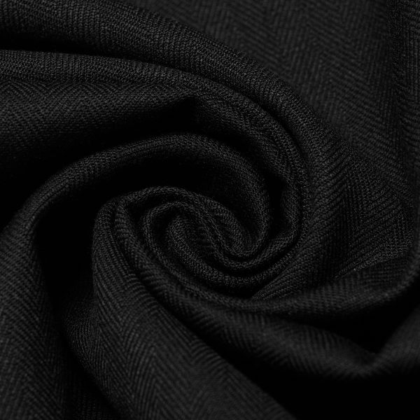 REMISE PUNK RAVE Veste Mi-Longue ‘Ribcage’ Noire 16
