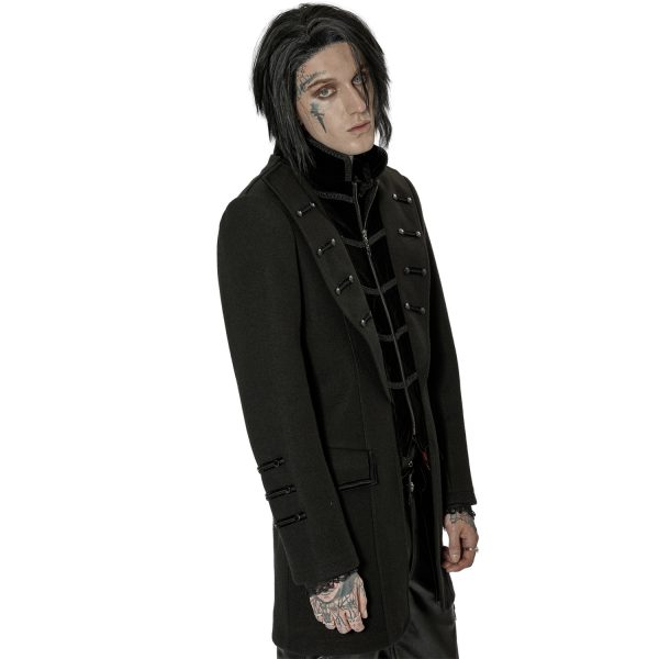 PUNK RAVE Veste ‘Noctule’ Noire pas cher en ligne 5