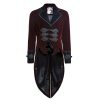 PUNK RAVE Veste Queue De Pie ‘Bloodborne’ En Velours Rouge Sang grande popularité 64
