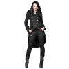 QUEEN OF DARKNESS Veste Queue De Pie ‘Vampirella’ Noire Distributeur Officiel 59