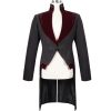 ultratendance DEVIL FASHION Veste Victorienne ‘Atkins’ Noire Et Bordeaux 59