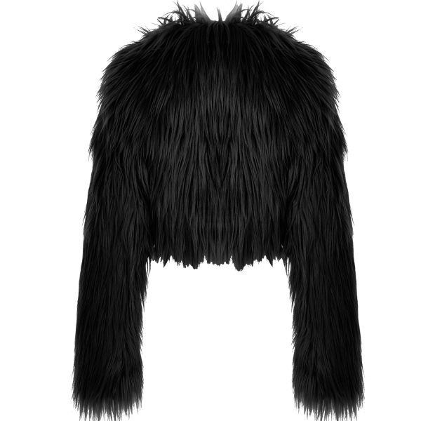 PUNK RAVE Veste ‘Wolverine’ En Fausse Fourrure Noire vente chaude 9