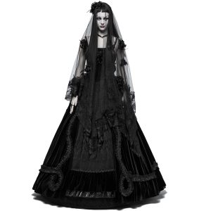en ligne officielle PUNK RAVE Voile ‘Gardenia’ Noir 19
