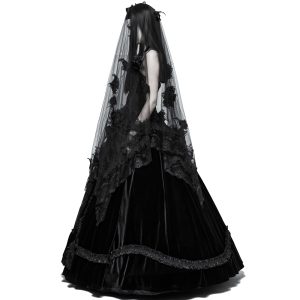 en ligne officielle PUNK RAVE Voile ‘Gardenia’ Noir 21