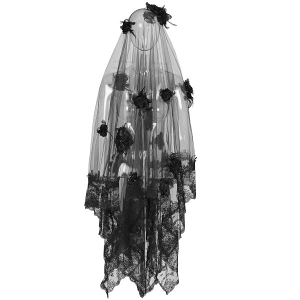 en ligne officielle PUNK RAVE Voile ‘Gardenia’ Noir 7