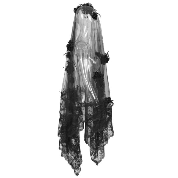 en ligne officielle PUNK RAVE Voile ‘Gardenia’ Noir 8