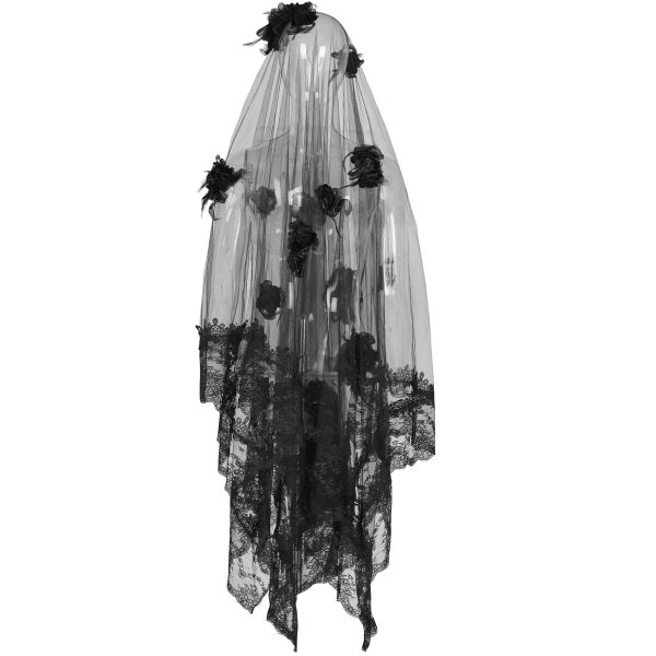 en ligne officielle PUNK RAVE Voile ‘Gardenia’ Noir 9