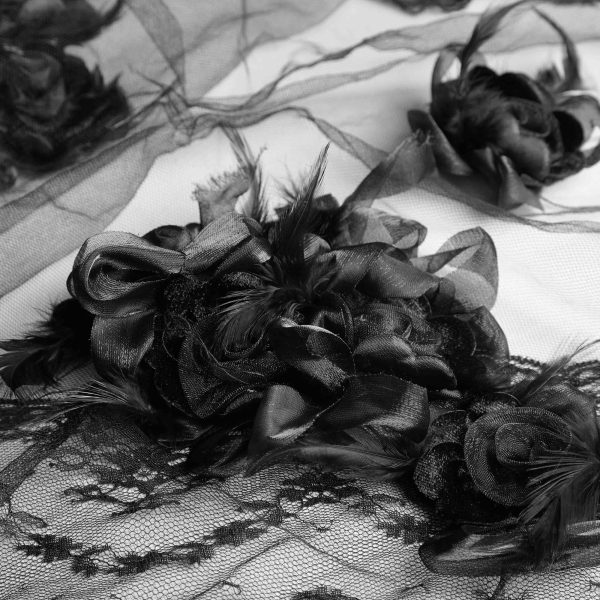en ligne officielle PUNK RAVE Voile ‘Gardenia’ Noir 10