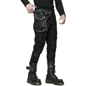 soldes en ligne PUNK RAVE Waistbag ‘Doomsday’ Noir 19