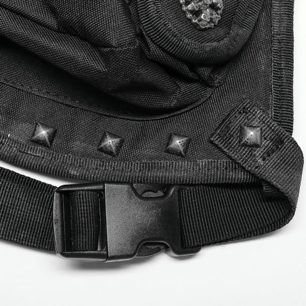 soldes en ligne PUNK RAVE Waistbag ‘Doomsday’ Noir 15