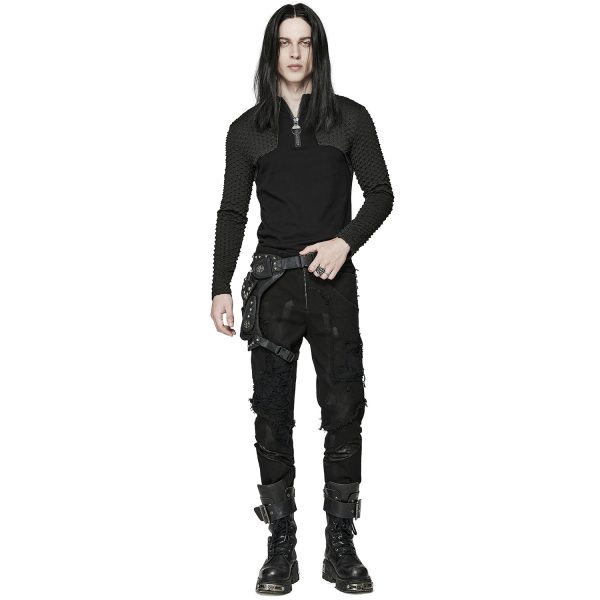 soldes en ligne PUNK RAVE Waistbag ‘Doomsday’ Noir 6