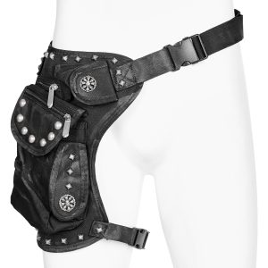 soldes en ligne PUNK RAVE Waistbag ‘Doomsday’ Noir 33