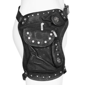 soldes en ligne PUNK RAVE Waistbag ‘Doomsday’ Noir 35