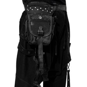 PUNK RAVE Waistbag ‘Xenos’ Noir magasins pas chers 17