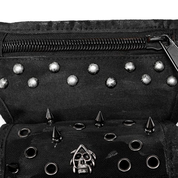 PUNK RAVE Waistbag ‘Xenos’ Noir magasins pas chers 13