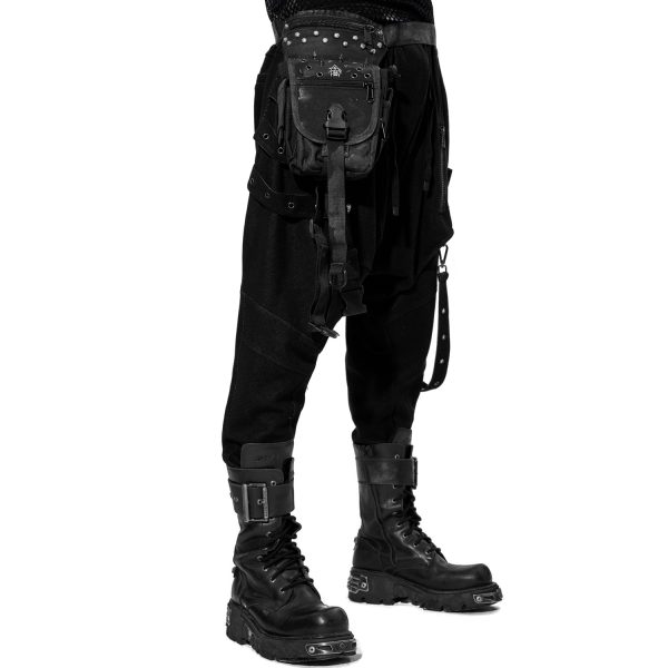 PUNK RAVE Waistbag ‘Xenos’ Noir magasins pas chers 4
