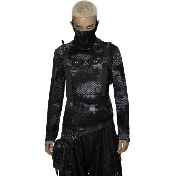 PUNK RAVE Waistbag ‘Xenos’ Noir magasins pas chers 8