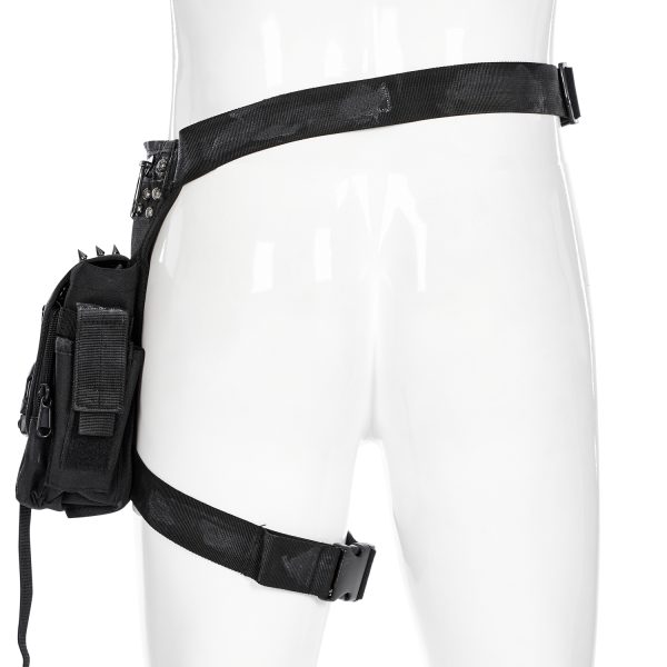 PUNK RAVE Waistbag ‘Xenos’ Noir magasins pas chers 9